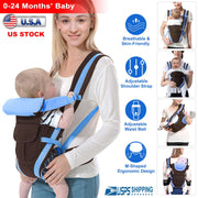 Baby Carrier Breathable Adjustable Wrap with 4 Positions