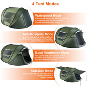 Pop Up Tent 5-8 Person Automatic Instant Setup Waterproof