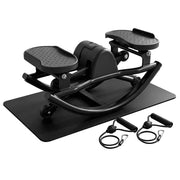 Compact Swing Stepper with Resistance Bands & LCD Monitor