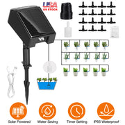 Solar Drip Irrigation System for 15 Plants with Timer