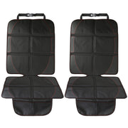 2 Packs Car Seat Protector Cushion Mat Pad with Thick Padding Protector for Child Baby Car Seat Mesh Pockets Non-slip