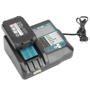 Rapid Charger Replacement Fit for Makita 14.4-18V Battery BL1860 BL1830 BL1850 withLCD Display USB Port