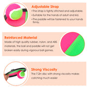 3Sets Toss and Catch Ball Throw Catch Ball Paddle Outdoor Ball Game Catch Game Beach Game