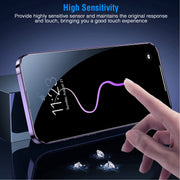 2Pcs Privacy Screen Protectors Tempered Glass Screen Film Full Coverage Screen Protector Fit for iPhone 14/14Plus/14Pro/14Pro Max/13/13Pro/13Max/12/12