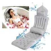 Full Body Bath Pillow with Lumbar Support & 4D Mesh