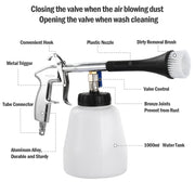 Car Cleaning Gun Air Pulse Sprayer Dust Removal Nozzle Washer Interior Exterior Cleaner Seat Floor Carpet Door Panel Kitchen