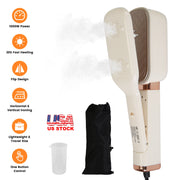 Steam Iron Press 3 In 1 Travel Steamer For Clothes With 180¡ Flip Head Portable Handheld Flat Iron 1000W Wrinkles Remover Wet And Dry Ironing Garment