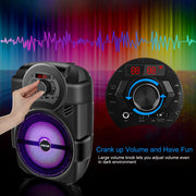 Colorful LED Portable Wireless Party Speaker