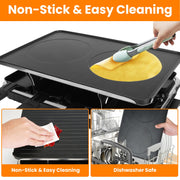 Raclette Grill for 8 People with Reversible Non-Stick Griddle