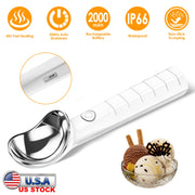 Heated Ice Cream Scoop – Rechargeable Electric with Fast Heating