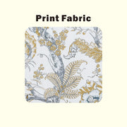 Floral Upholstered Accent Chair with Nailhead Trim
