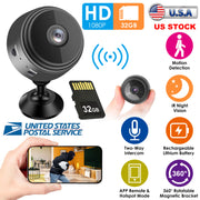 Mini CameraÊWireless Wifi IP Home Security Cam 1080P Full HD Surveillance Camera Nanny Cam w/ 32G MMC Card