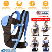 Baby Carrier Breathable Adjustable Wrap with 4 Positions