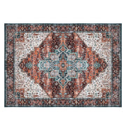 Vintage Boho 8x10 Rug – Washable, Non-Slip & Waterproof