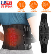 Back Support Brace Breathable Mesh Lumbar Support BeltÊAdjustable Lower Back Brace with Stays and Springs for Pain Relief for Men Women