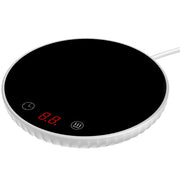 Desktop Electric Cup Warmer 8Hours Auto Off Overheating Protection Smart Timer Setting 2 Temperature Levels 104¡F to 140¡F Ceramic Heating Panel For O