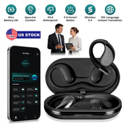 AI Translation Earbuds with 165 Languages & Open-Ear Design