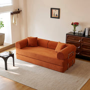 78.8" Convertible Floor Sofa Bed with High Density Foam