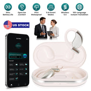 AI Translation Earbuds with 165 Languages & Open-Ear Design
