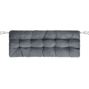 Bench Seat Cushion For Indoor Outdoor Furniture Non Slip Long Chair Cushion with Ties Strap Waterproof Swing Cushion 51.18x19.68IN For Garden Patio Ba