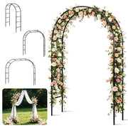 Adjustable Metal Garden Arch for Climbing Plants - 7.87ft