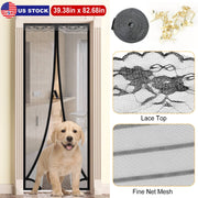 Magnetic Mesh Curtain Hands-free Fly Mesh Door Curtain 39x82Ó Self-adhesive Door Screen Anti Mosquito Bugs