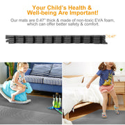 Puzzle Exercise Mat Foam Gym EVA Mat Interlocking Tiles Protective Flooring for Gym Equipment and Cushion for Workouts