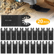 20 Saw Blade Metal Oscillating Multitool Cutter Fit for Fein Multimaster Multi-Max Dewalt Craftsman Ridgid Makita Milwaukee Rockwell