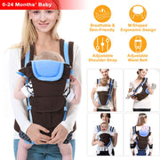 Baby Carrier Breathable Adjustable Wrap with 4 Positions