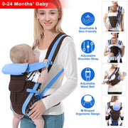 Baby Carrier Breathable Adjustable Wrap with 4 Positions