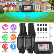 Wireless Dog Fence & Training Collar System with 990ft Range