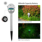 Solarek 3 Pcs Outdoor Solar Lights IP44 Waterproof Ball RGB Light Garden Decor Lamp Landscape Christmas