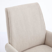 Mid-Back Velvet Office Chair with Memory Foam Cushion