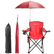 Camping Chair with Umbrella - Foldable Outdoor Chair 330lbs