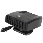 24V 180W Portable Car Heater & Fan | 2-in-1 Defroster/Defogger with 360° Rotating Base