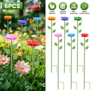 Metal Bee Watering Stations with Anti-Drowning Design (6-Pack)