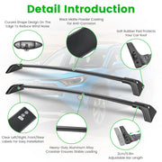 Roof Rack Cross Bars for Toyota RAV4 2019-2025 Flush Rails