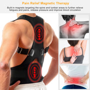 Posture Corrector Back Brace with Magnetic Lumbar Support