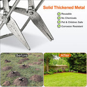 2PCS Reusable Metal Mole Traps for Lawn & Garden
