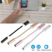USB-C Type C Adapter Port to 3.5mm Aux Audio Jack Earphone Headphone Cable Cord