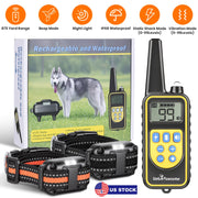 Remote Dog Training Collar with 4 Modes & 875 Yard Range