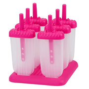 6Pcs Popsicle Molds Reusable Ice Cream DIY Ice Pop Maker Ice Bar Maker Plastic Popsicle Mold For Homemade Iced Snacks