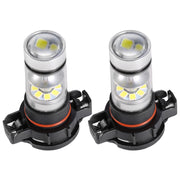 2PCS 1100LM 100W 5202 H16 LED Fog DRL Light Bulb IP68 Waterproof 20 2835 LEDs 360¡ Beam Angle 6000K White