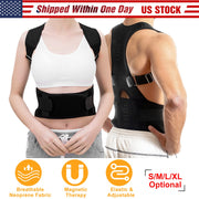 Posture Corrector Back Brace with Magnetic Lumbar Support