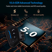 Wireless Headset Speaker Motorcycle Helmet Motorbike Headphone IP67 Waterproof