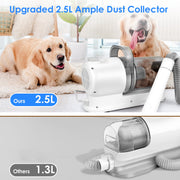 Pet Grooming Vacuum Kit with 7 Tools & 10000PA Suction