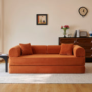 78.8" Convertible Floor Sofa Bed with High Density Foam