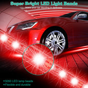 Waterproof RGB Underglow LED Strip Remote App Control Car Underbody Light Music Control Exterior Underbody Lights DC 12V