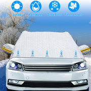 Car Windshield Snow Cover Windproof Magnetic Car Windscreen Cover Frost Ice Protection with SideÊMirror Protector 5 Magnets for Most Vehicles