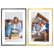 2 Packs 16x24in Picture Frames Wall Gallery Photo Frame Wall Mounted Poster Display Frame  for Horizontal Vertical Wall Mounted